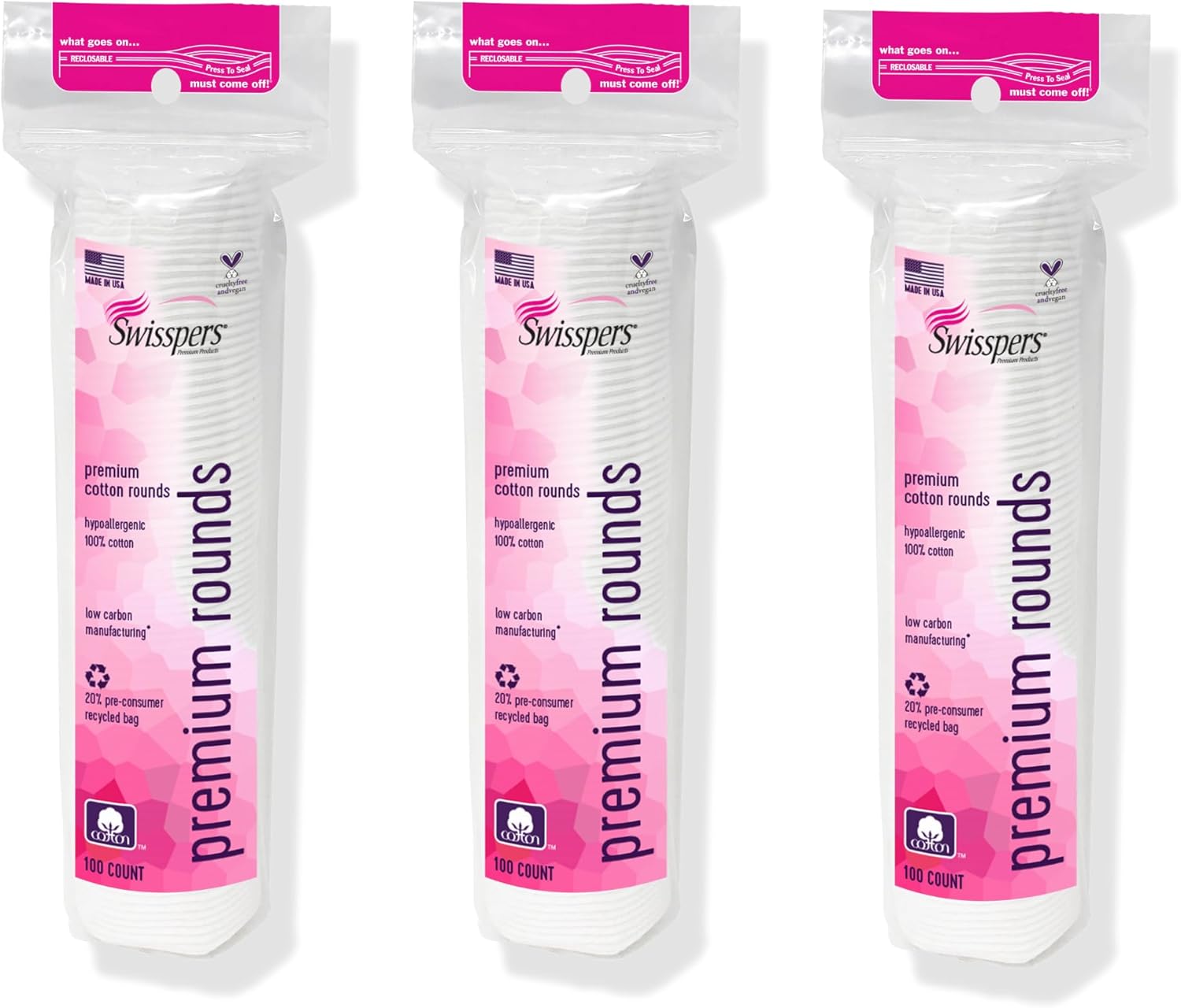 Dual Sided Cotton Rounds for M - Skincare Xxl 评论和价格