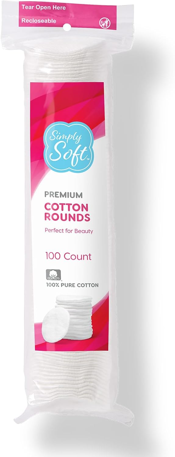 100% Pure Cotton Rounds, Premi - Skincare Xxl 评论和价格