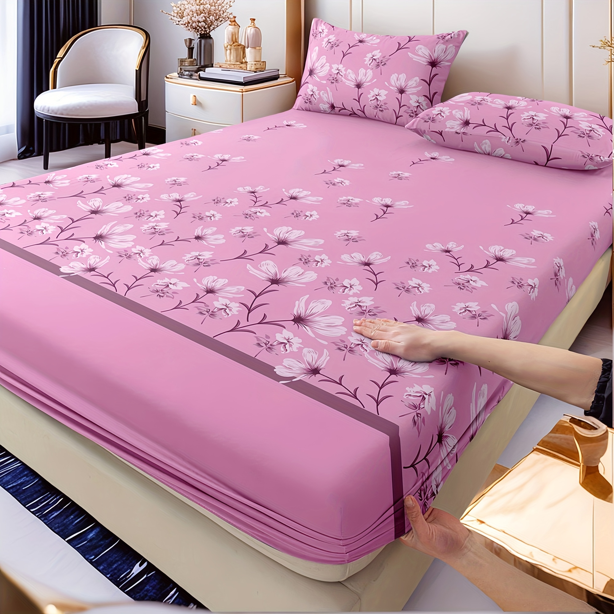 Pink Magnolia Premium Fitted S - Skincare Queen 评论和价格
