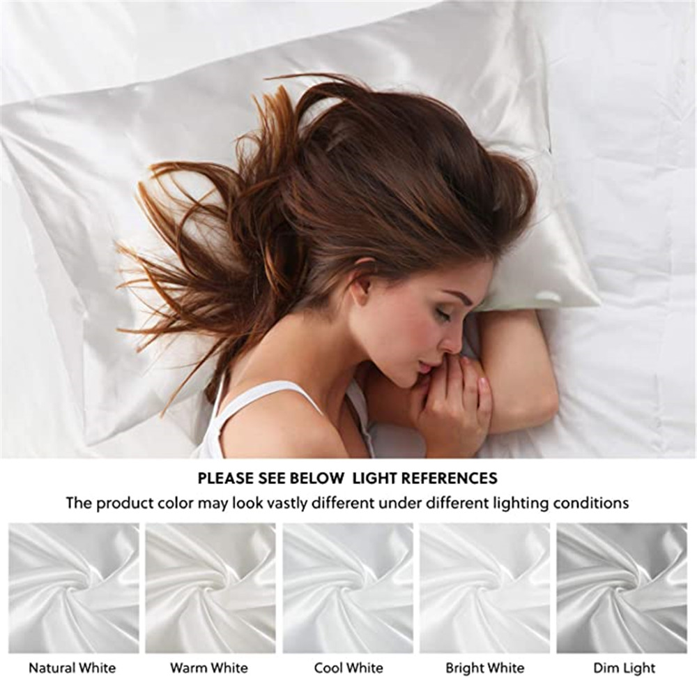 2pcs/lot Queen Size Solid Silk - Skincare Queen 评论和价格