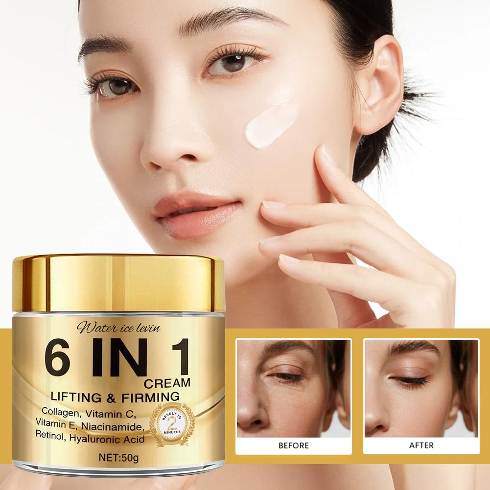 6 IN 1 Collagen Face Cream Lif - Retinol Vitamin A Cream 评论和价格