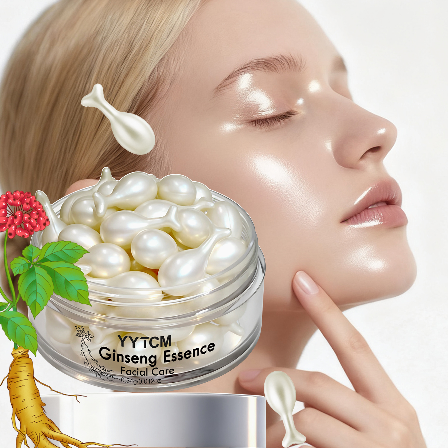 Ginseng Essence Capsules, Mois - Retinol Vitamin A Cream 评论和价格