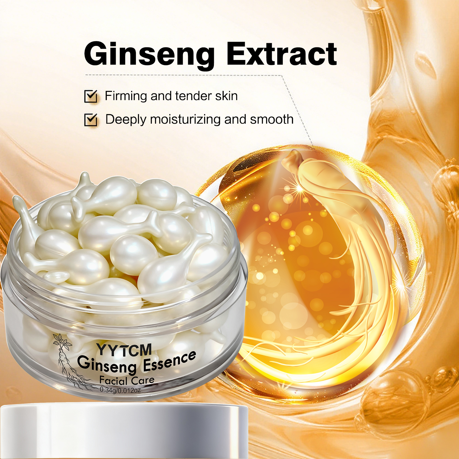 Ginseng Essence Capsules, Mois - Retinol Vitamin A Cream 评论和价格