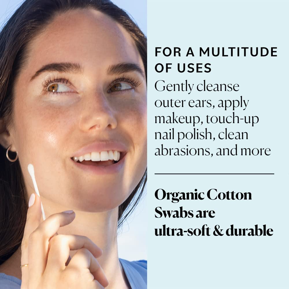 Organic Cotton Swabs 500 ct Ul - Skincare Xxl 评论和价格