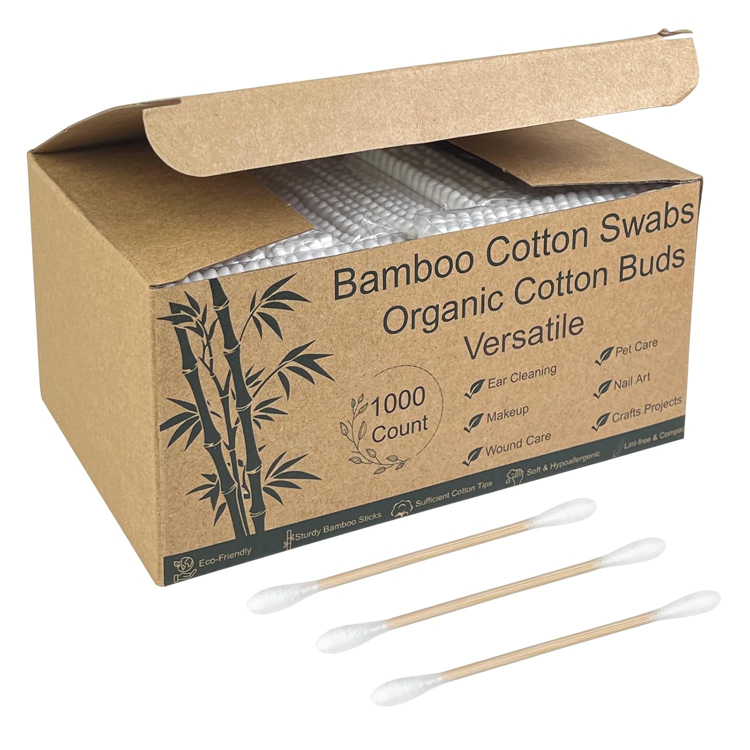 Bamboo Cotton Swabs with Sturd - Skincare Xxl 评论和价格