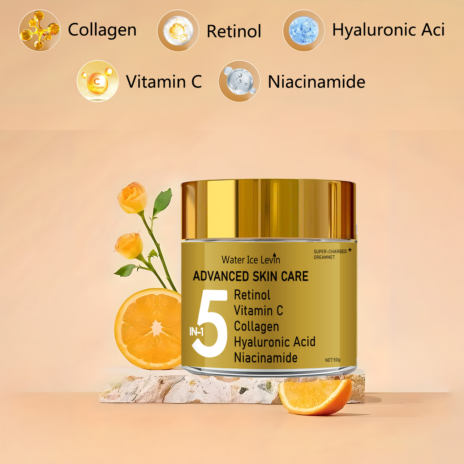 5-in-1 Facial Moisturizing Cre - Retinol Vitamin A Cream 评论和价格